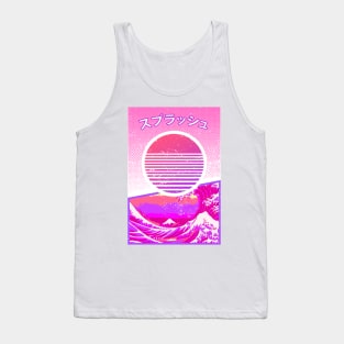 Japanese Splash Vaporwave Tank Top